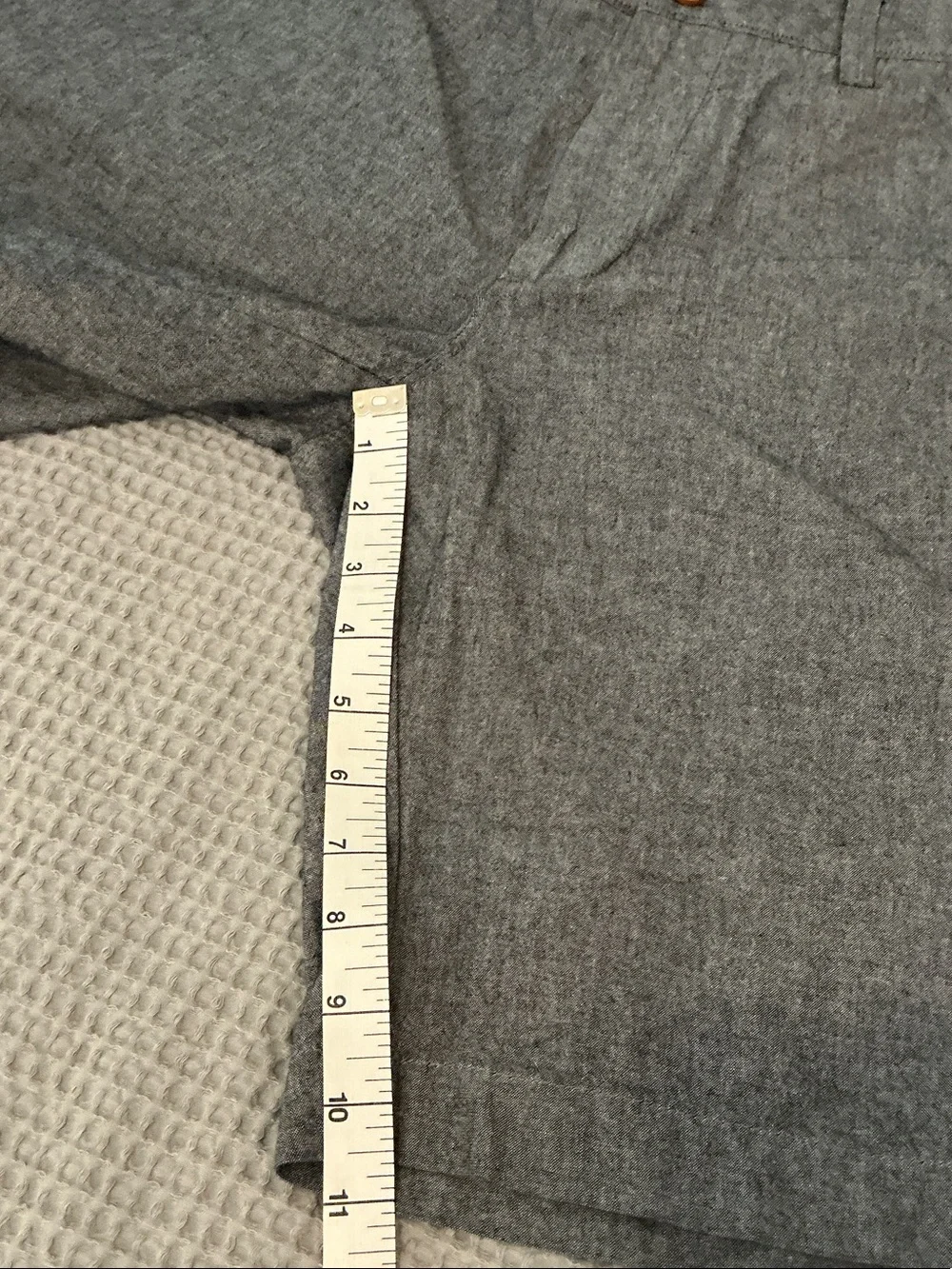 J. Crew Charcoal Gray Flat Front Men's Shorts 31W